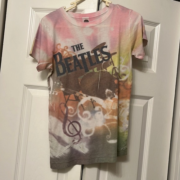 Beatles tie-dyed T-shirt, size girls medium, super soft - Picture 2 of 6
